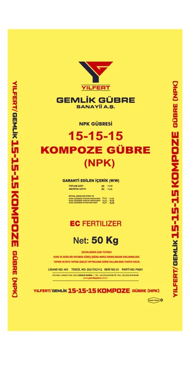 Yilfert Gemlik 15-15-15 NPK
