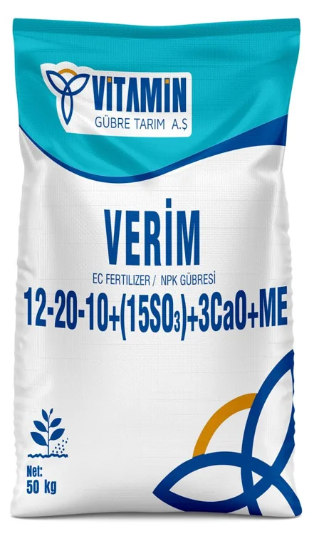 VERİM 12-20-10+ 15SO3+3CaO+0,1B+0,5Zn