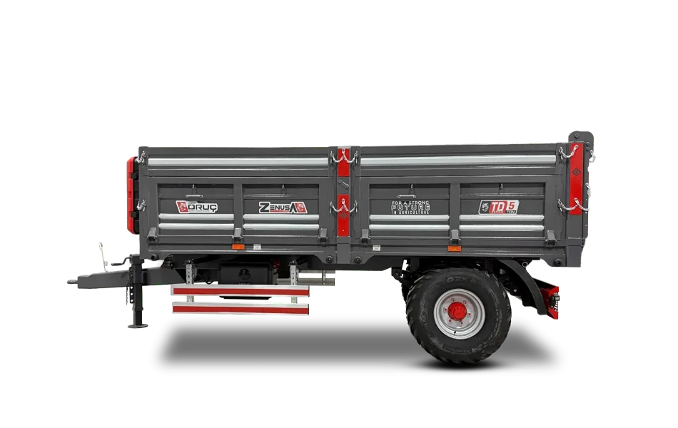 COR-TD-T5 · Tek Dingilli Tarım Römorku